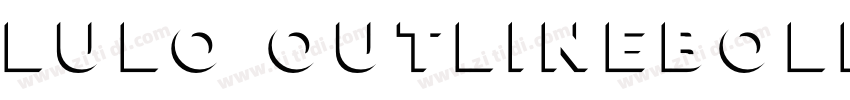 Lulo OutlineBold字体转换 Lulo OutlineBold字体转换
